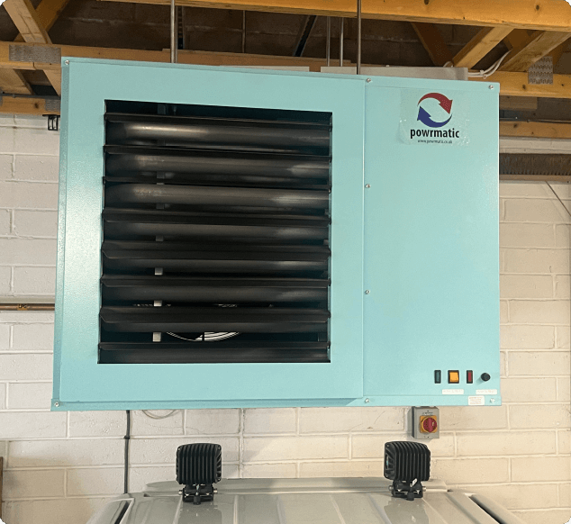 Commercial warm Air Heating Services Dumfries